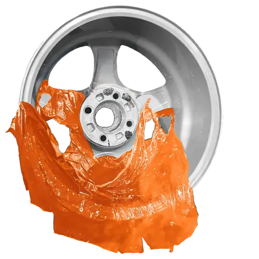 odlakovaný disk po odstránení komaxitu